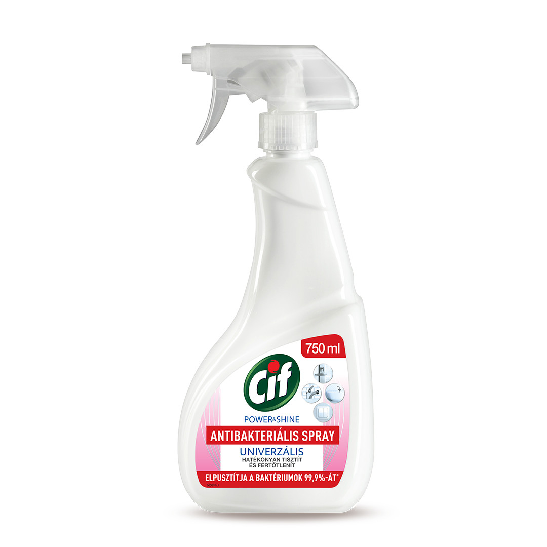 Cif Power & Shine Antibakteriális Spray csomag lövés