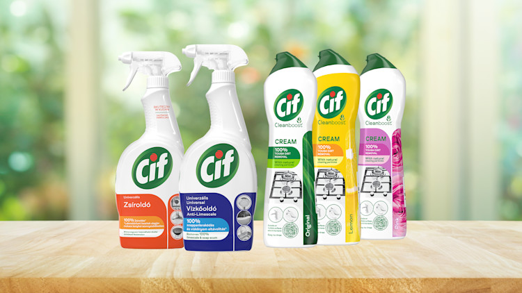 Bemutatjuk az új Cif Cleanboost technológiát