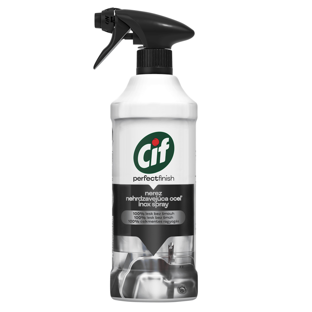 Cif Perfect Finish Spray Stainless Steel csomag lövés